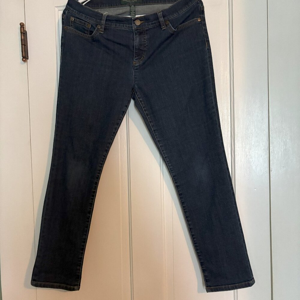 Ralph Lauren Jeans, blue 10 petite. ( Sale ends 9/1/25 )